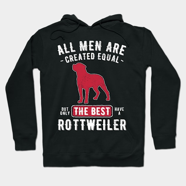 Rottweiler Dog Lover Rottweiler Dad Hoodie by zeno27